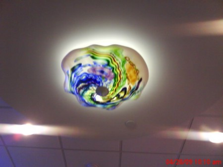 aquatic art glass ceiling fixtures